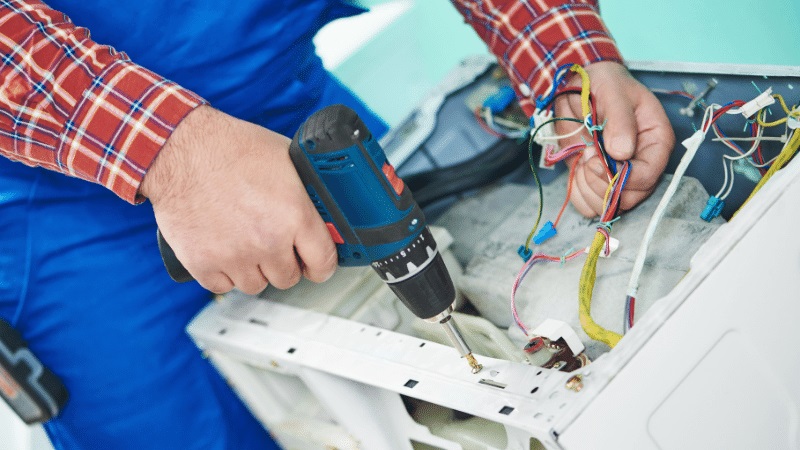 Dilovası Baxi Baxi çamaşır makinesi kart tamiri – Su almama arızası orijinal parça ile giderildi. - Teknik servis örneği